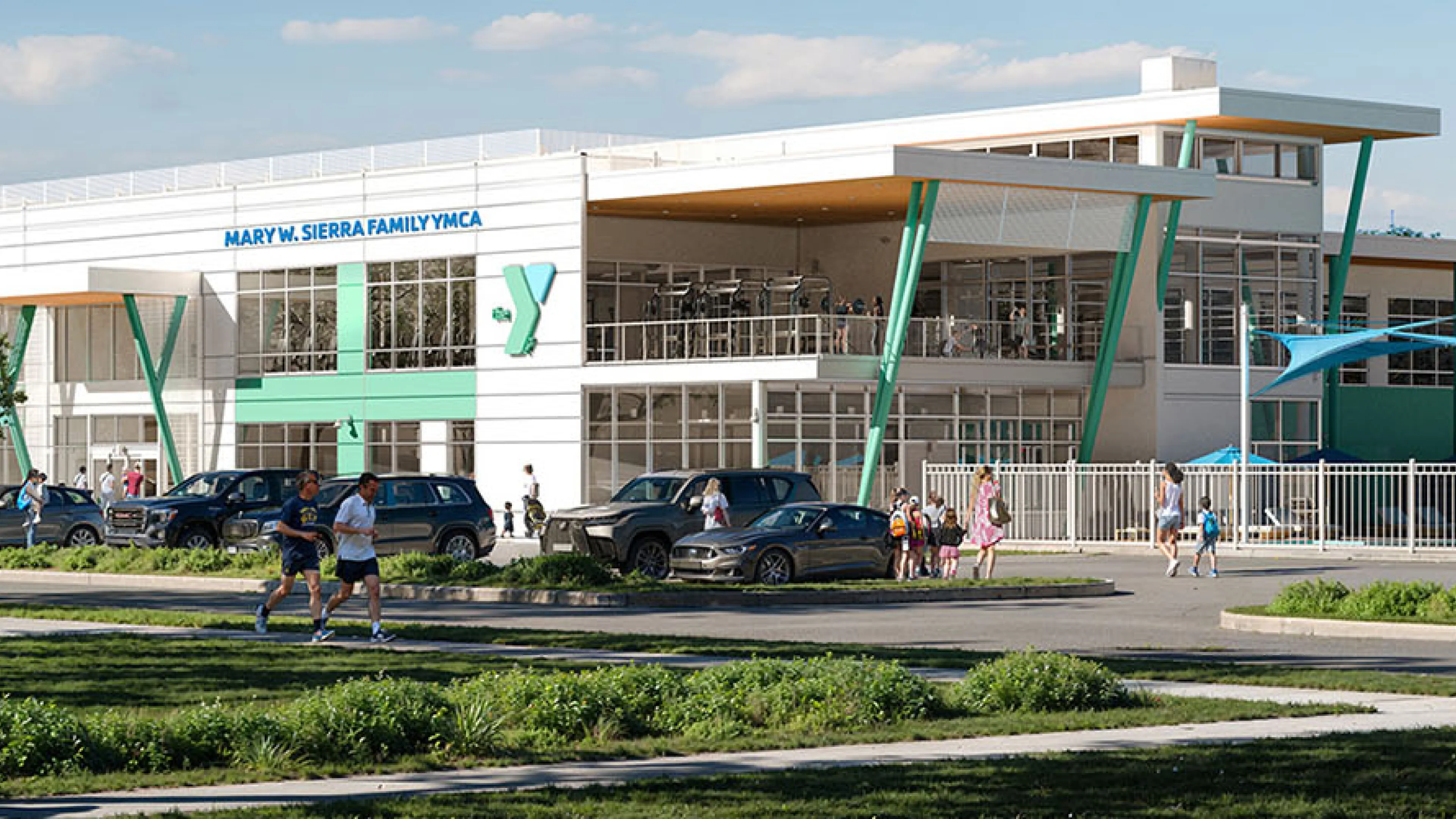 Front of Wesley Chapel YMCA