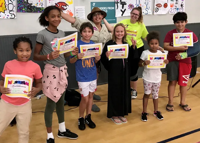 tampa ymca campers and counselors